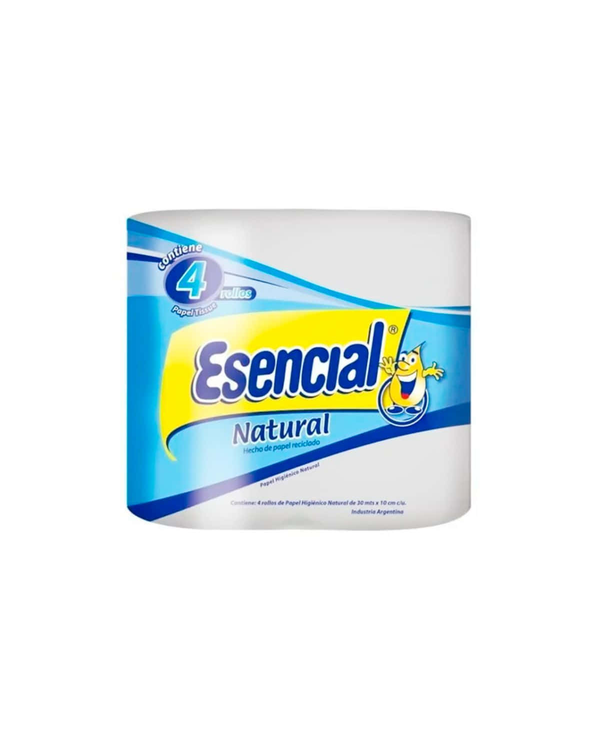Papel Higienico Esencial Natural 4 x 30 Mt